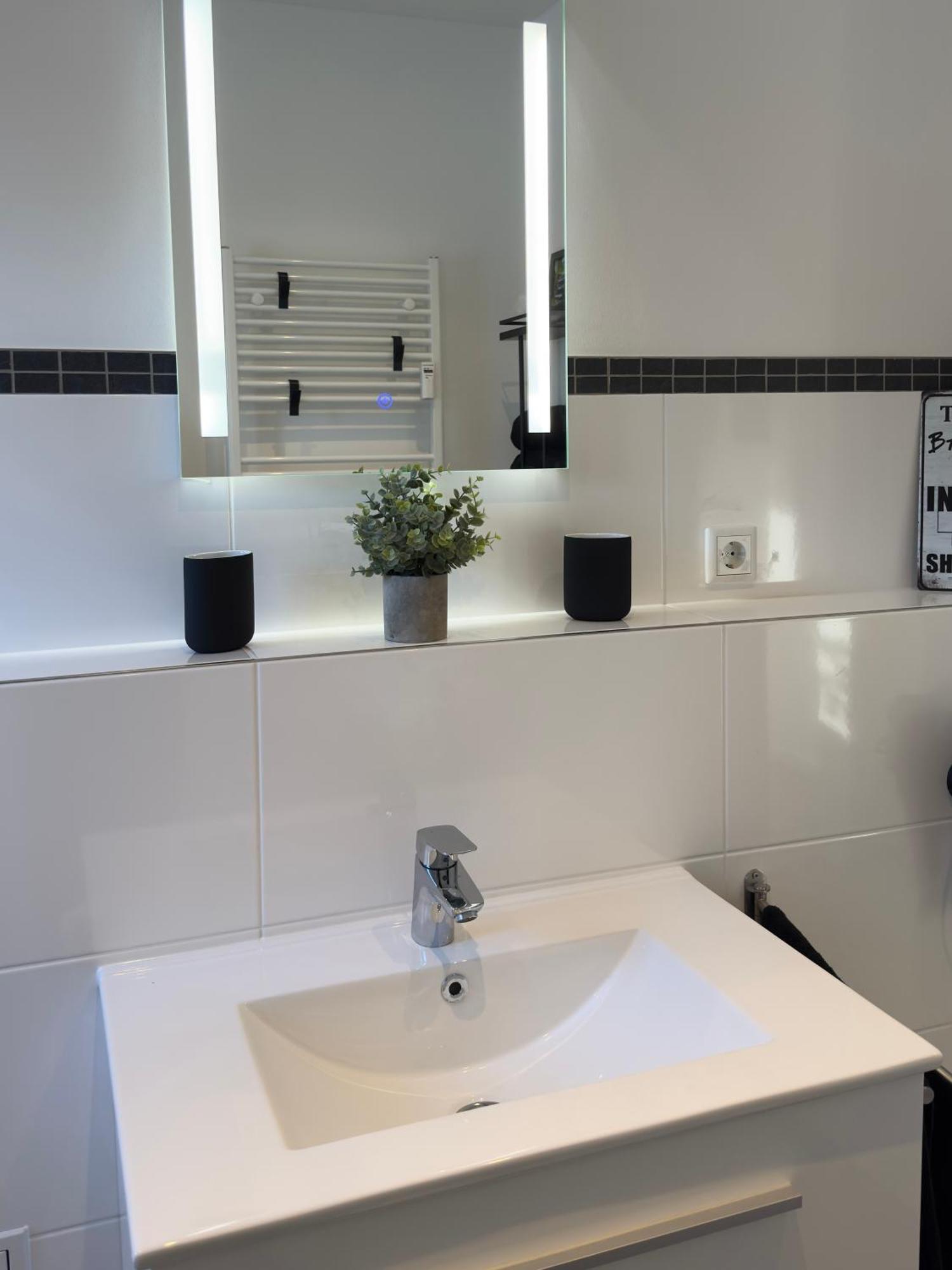 Belm Ferienwohnung Am Bach Bagian luar foto